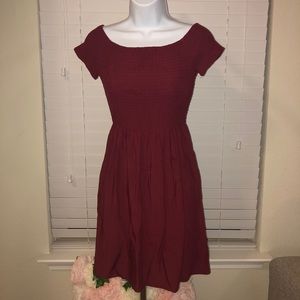 Missimo Dress, Maroon, skater, never worn, Sz S